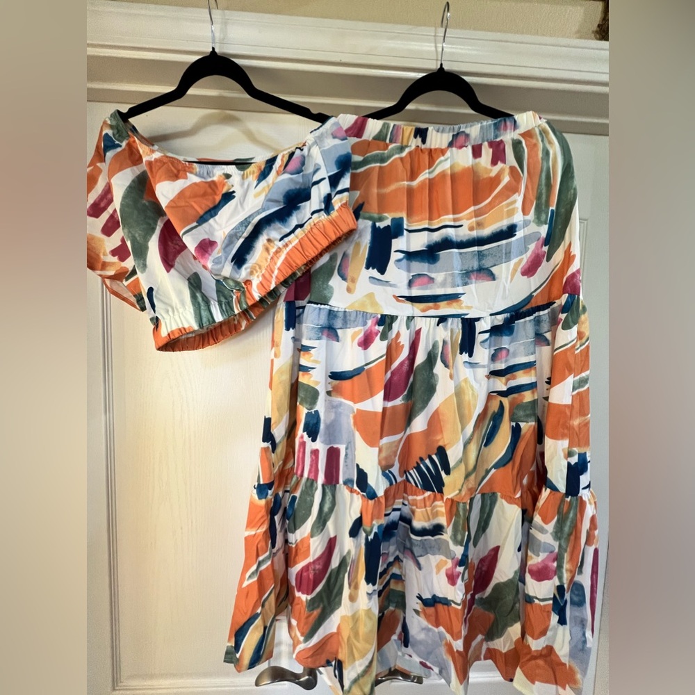 SHEIN two piece resort dress